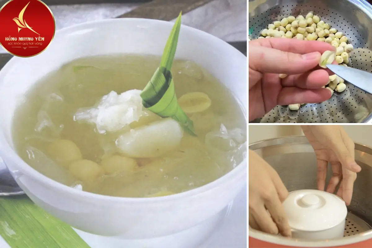 Cách chưng yến với lá dứa